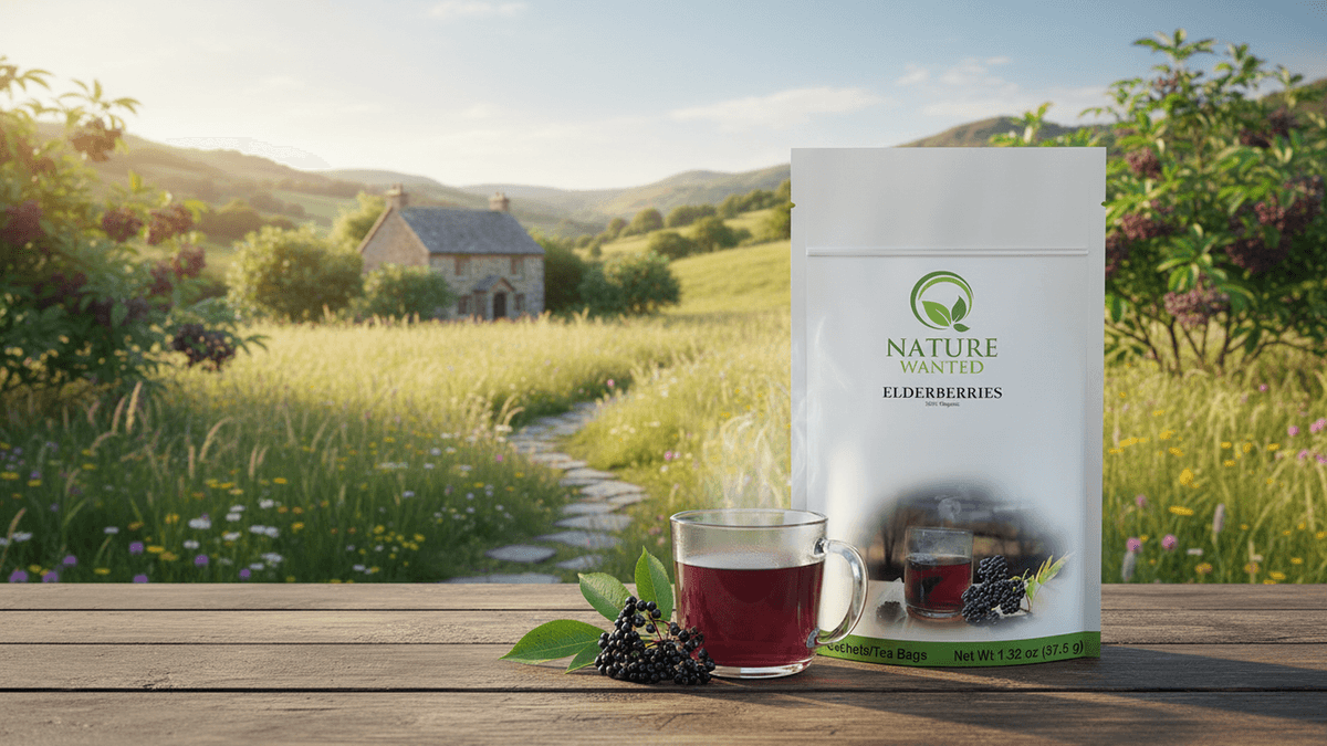 Nature Wanted Elderberry Tea ingredients